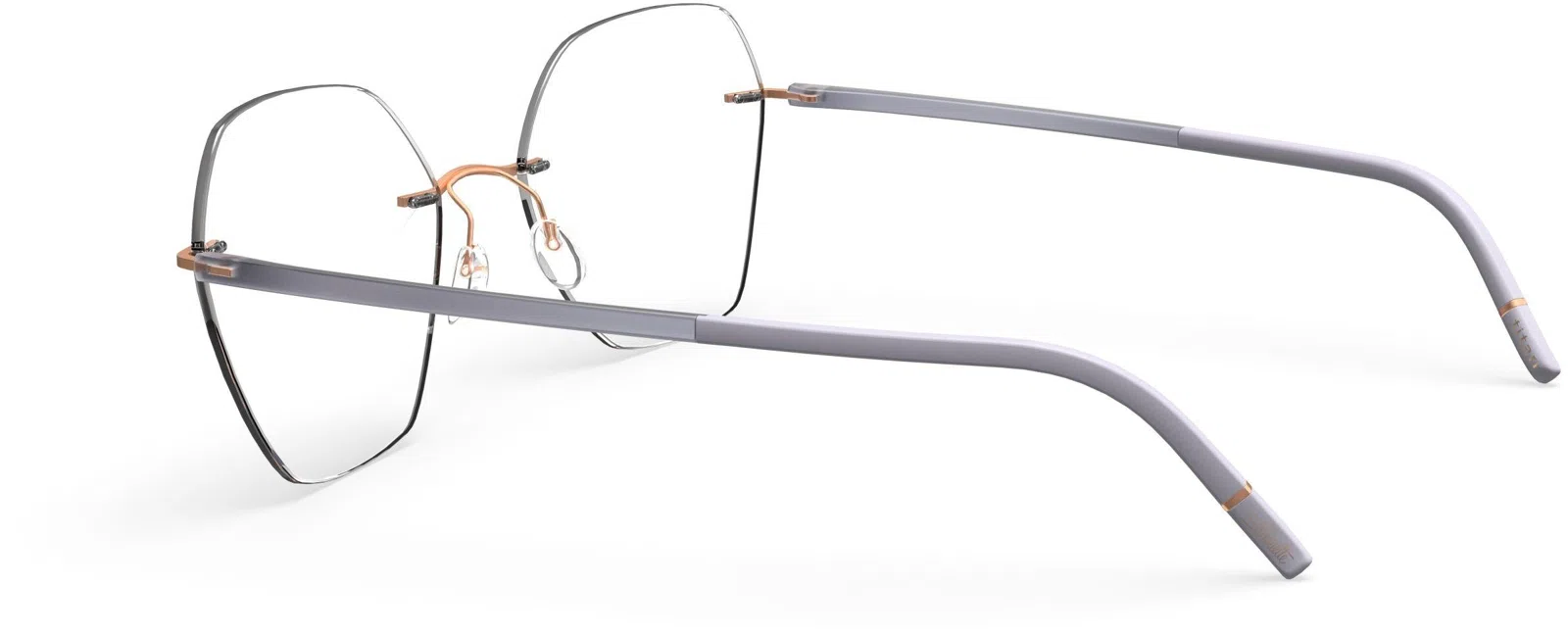 Silhouette The Wave Chassis Rimless 5567 Eyeglasses - view 61
